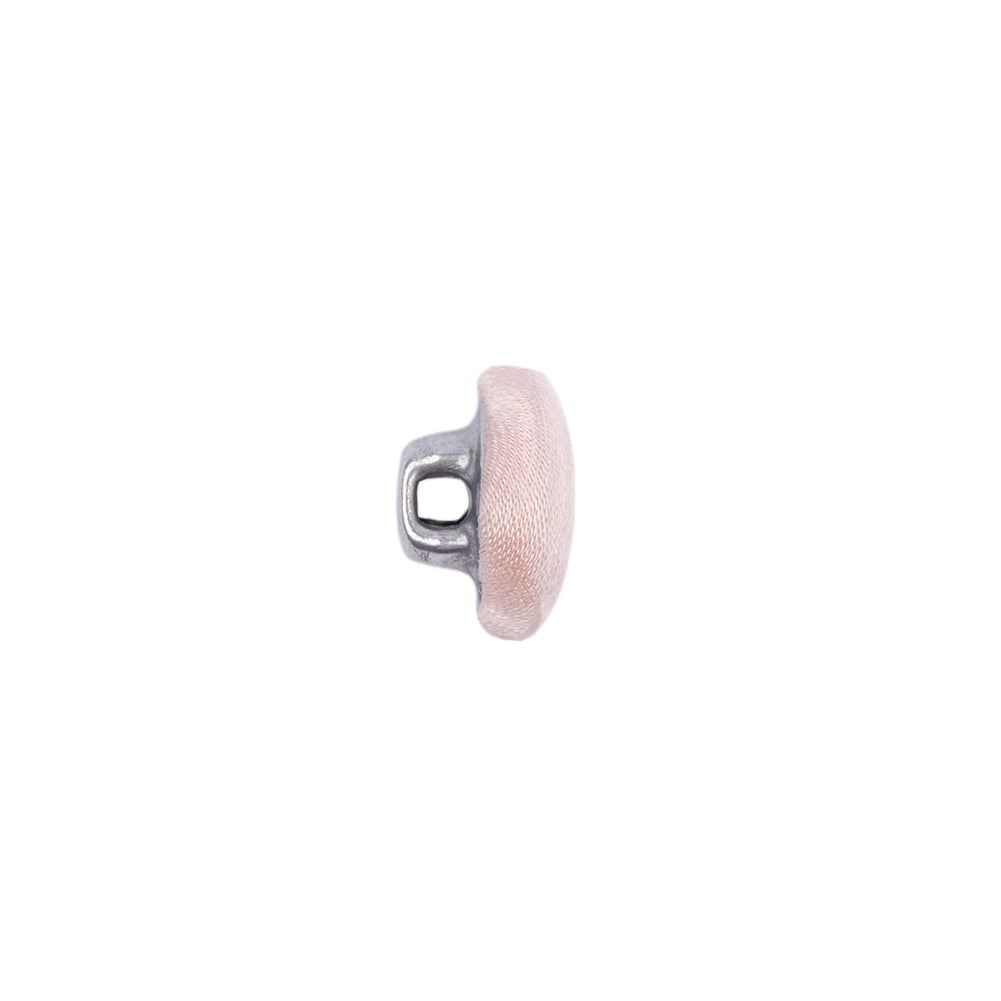 Mood Exclusive Veiled Rose Silk Covered Button - 18L/11.5mm Folded Mood Exclusive Veiled Rose Silk Covered Button - 18L/11.5mm Folded