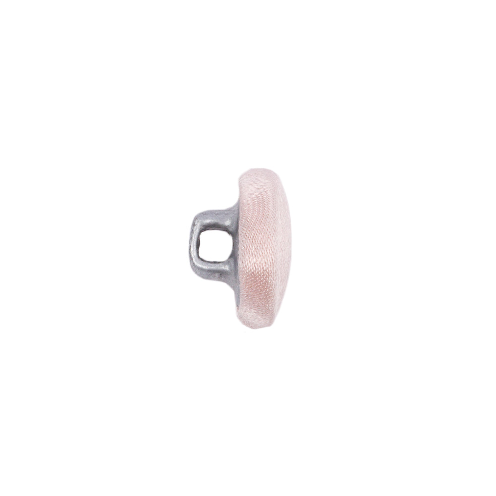 Mood Exclusive Veiled Rose Silk Covered Button - 20L/12.5mm Folded Mood Exclusive Veiled Rose Silk Covered Button - 20L/12.5mm Folded