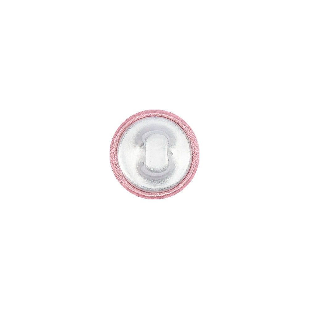 Mood Exclusive Candy Pink Silk Covered Button - 18L/11.5mm Mood Exclusive Candy Pink Silk Covered Button - 18L/11.5mm
