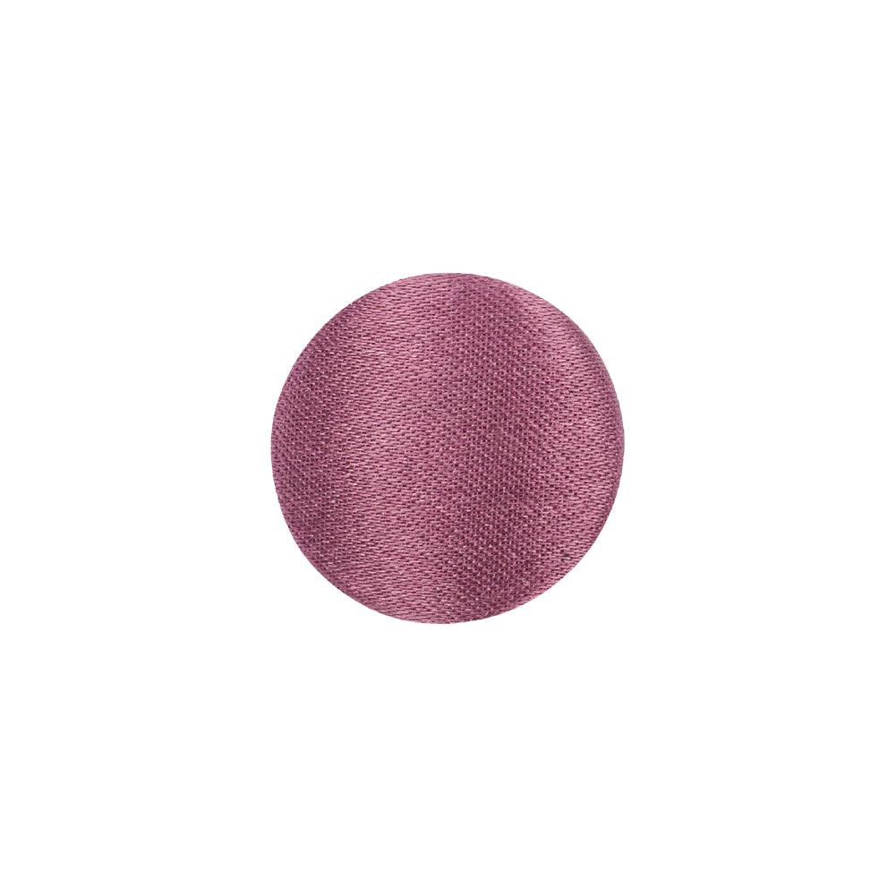 Mood Exclusive Crushed Berry Silk Covered Button - 24L/15mm Mood Exclusive Crushed Berry Silk Covered Button - 24L/15mm