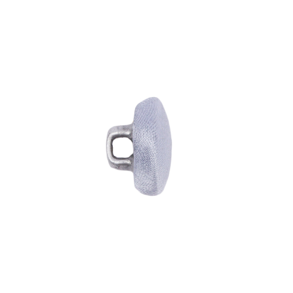 Mood Exclusive Icelandic Blue Silk Covered Button - 20L/12.5mm Folded Mood Exclusive Icelandic Blue Silk Covered Button - 20L/12.5mm Folded