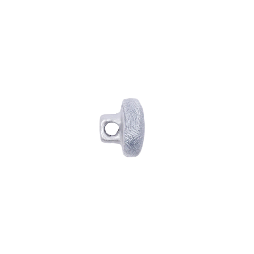Mood Exclusive Gray Dawn Silk Covered Button - 16L/10mm Folded Mood Exclusive Gray Dawn Silk Covered Button - 16L/10mm Folded