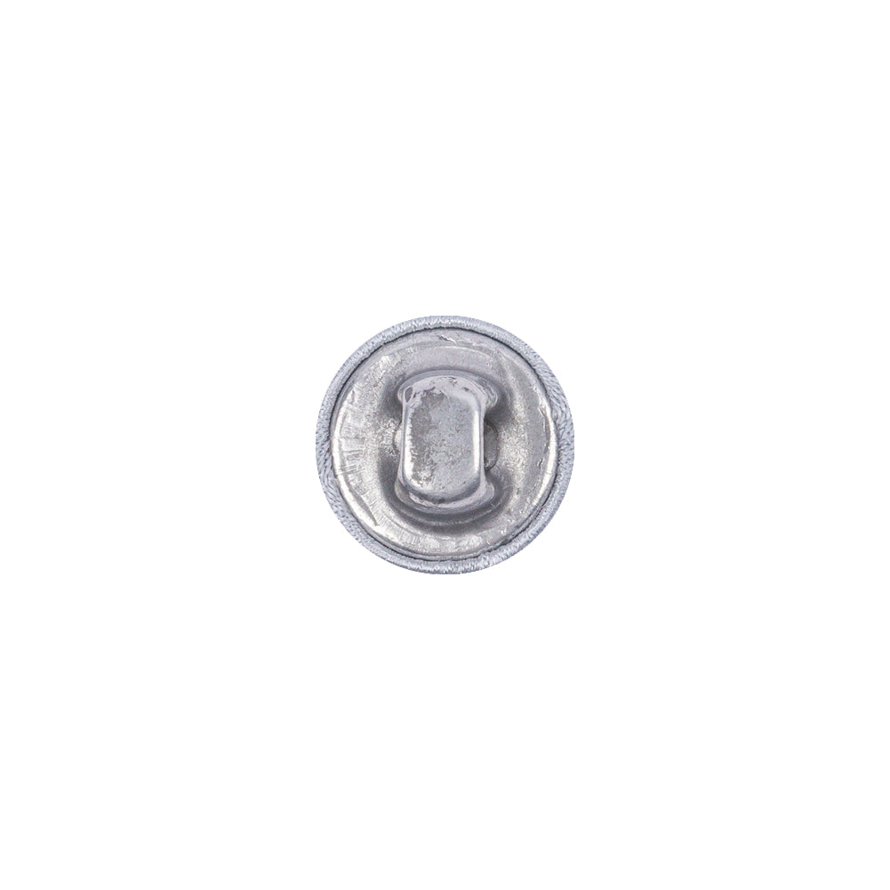 Mood Exclusive Gray Dawn Silk Covered Button - 18L/11.5mm Detail Mood Exclusive Gray Dawn Silk Covered Button - 18L/11.5mm Detail