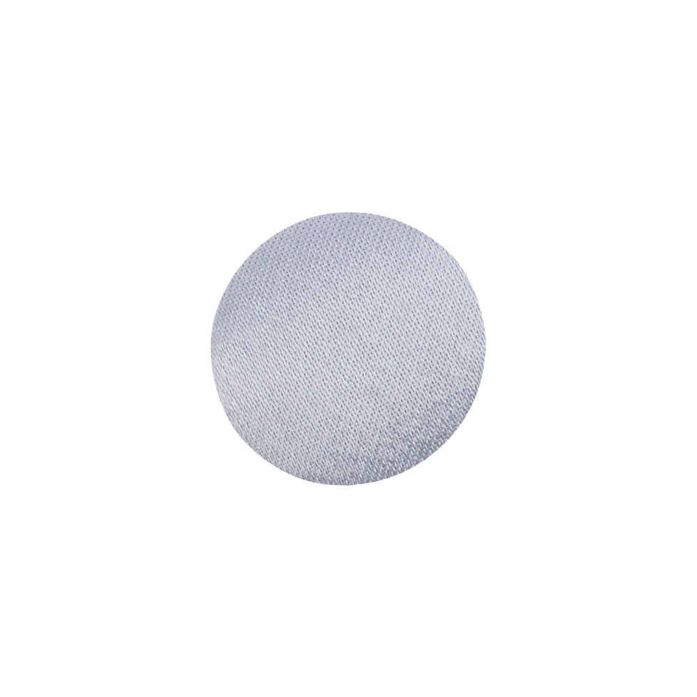 Mood Exclusive Gray Dawn Silk Covered Button - 24L/15mm Mood Exclusive Gray Dawn Silk Covered Button - 24L/15mm