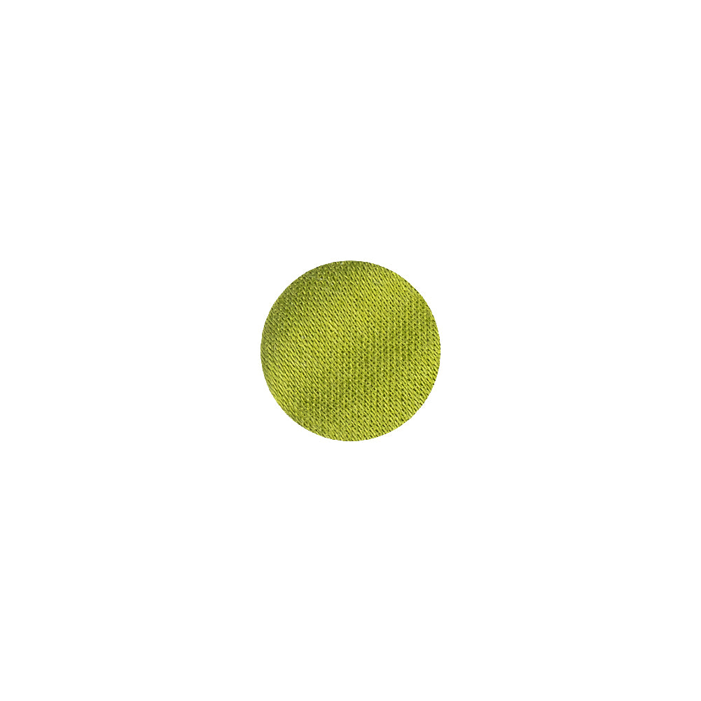 Mood Exclusive Peridot Silk Covered Button - 16L/10mm Mood Exclusive Peridot Silk Covered Button - 16L/10mm