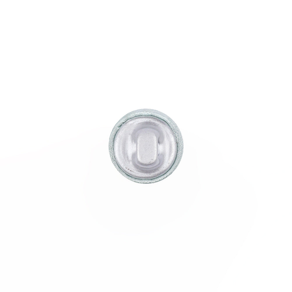 Mood Exclusive Morning Mist Silk Covered Button - 16L/10mm Detail Mood Exclusive Morning Mist Silk Covered Button - 16L/10mm Detail