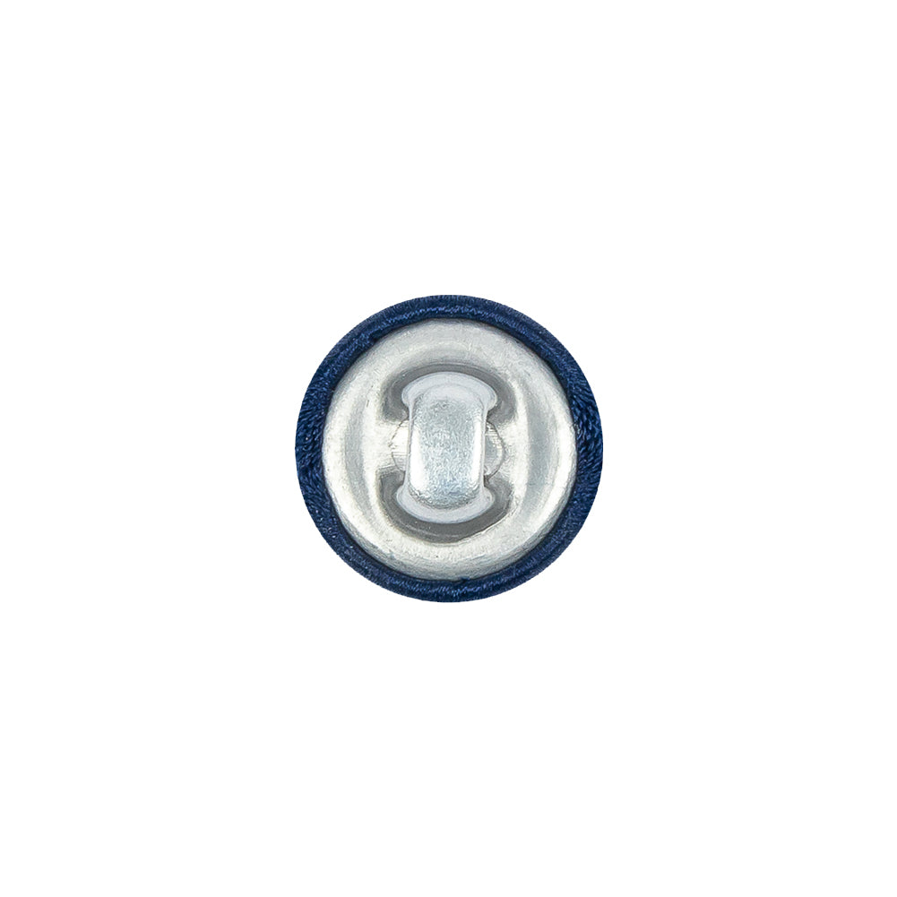 Mood Exclusive Estate Blue Silk Covered Button - 20L/12.5mm Mood Exclusive Estate Blue Silk Covered Button - 20L/12.5mm