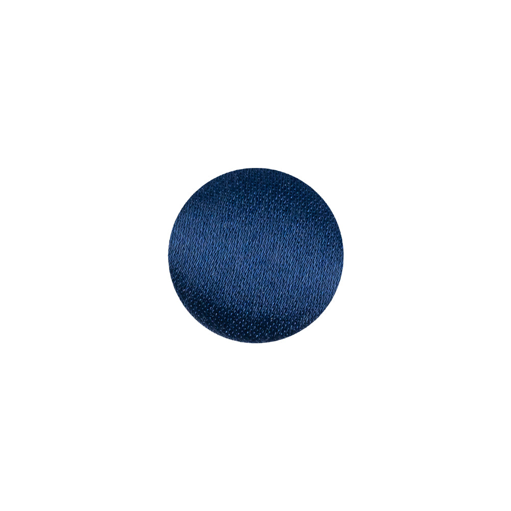 Mood Exclusive Estate Blue Silk Covered Button - 20L/12.5mm Mood Exclusive Estate Blue Silk Covered Button - 20L/12.5mm