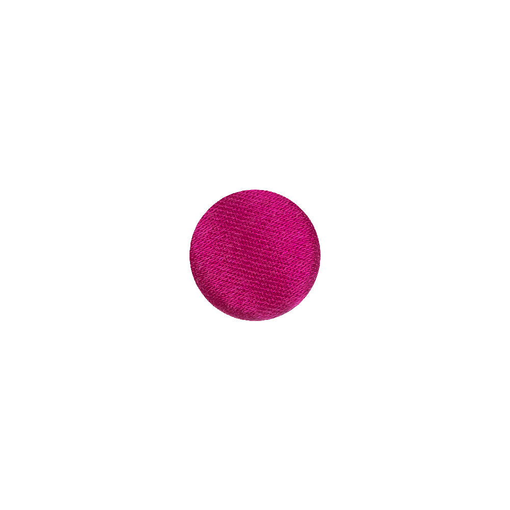 Mood Exclusive Magenta Haze Silk Covered Button - 16L/10mm Mood Exclusive Magenta Haze Silk Covered Button - 16L/10mm