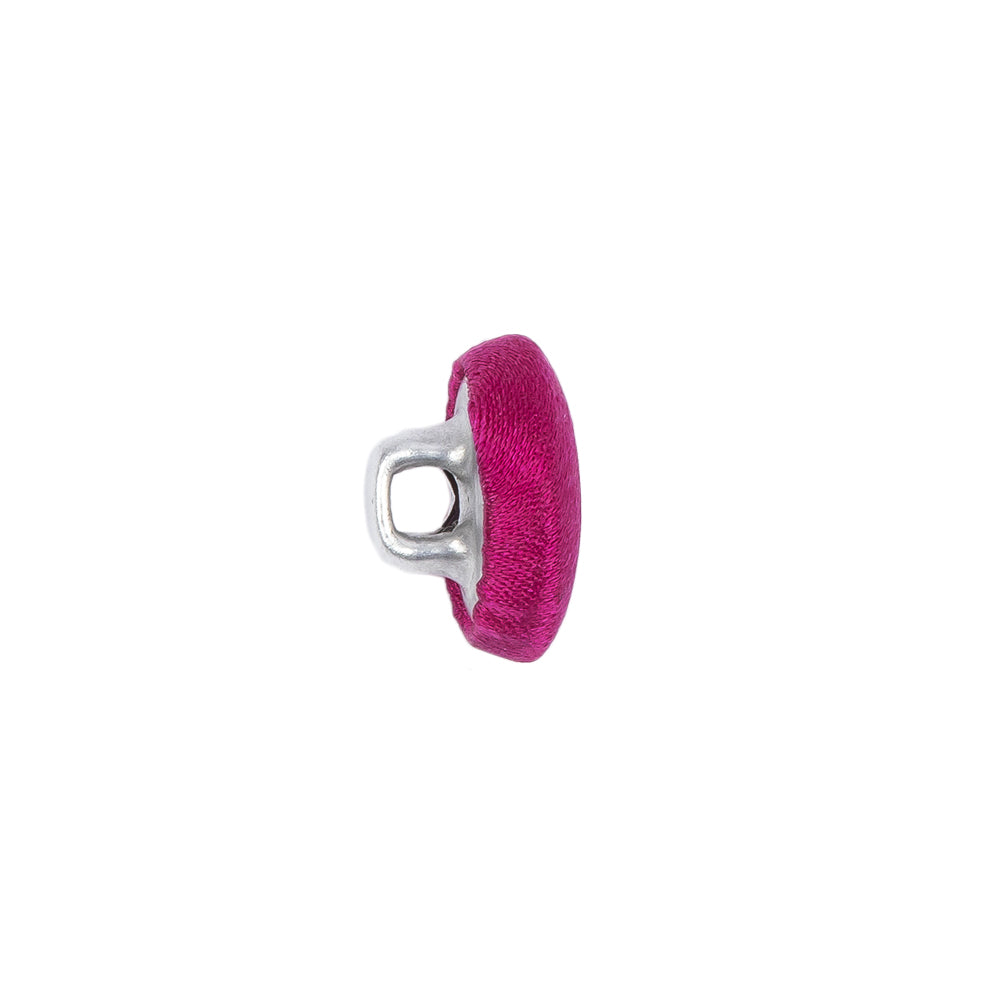Mood Exclusive Magenta Haze Silk Covered Button - 20L/12.5mm Mood Exclusive Magenta Haze Silk Covered Button - 20L/12.5mm