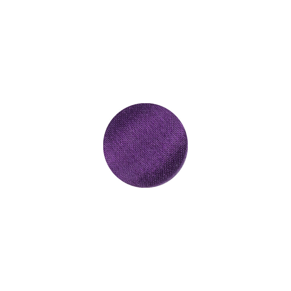Mood Exclusive Majesty Purple Silk Covered Button - 18L/11.5mm Mood Exclusive Majesty Purple Silk Covered Button - 18L/11.5mm