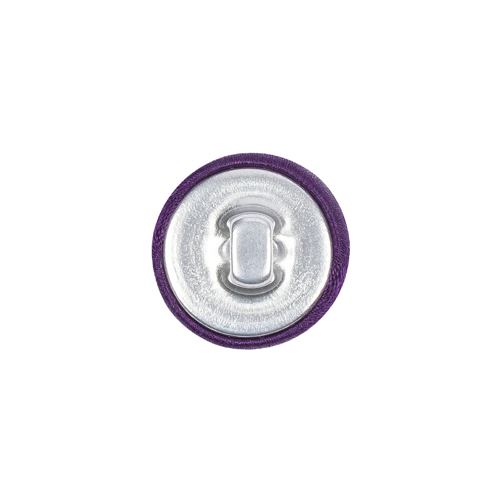 Mood Exclusive Majesty Purple Silk Covered Button - 24L/15mm Mood Exclusive Majesty Purple Silk Covered Button - 24L/15mm