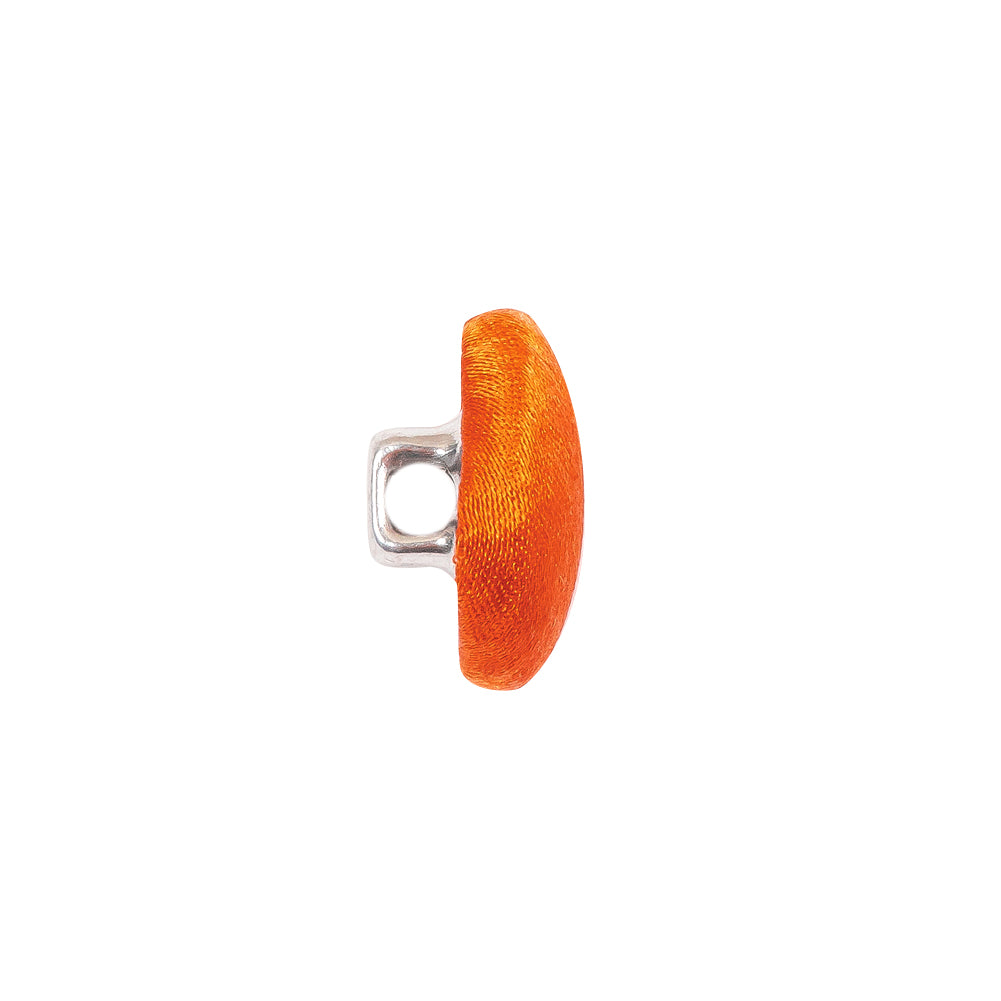 Mood Exclusive Burnt Orange Silk Covered Button - 24L/15mm Mood Exclusive Burnt Orange Silk Covered Button - 24L/15mm