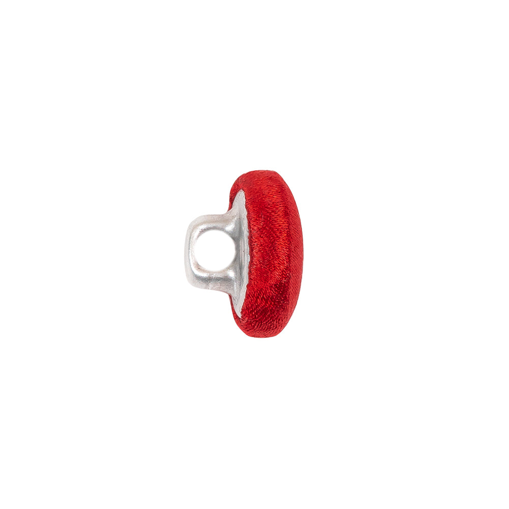 Mood Exclusive Red Silk Covered Button - 20L/12.5mm Mood Exclusive Red Silk Covered Button - 20L/12.5mm