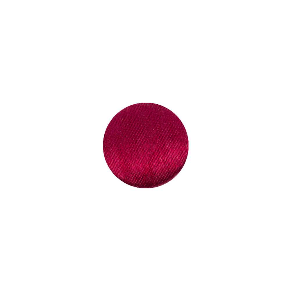 Mood Exclusive Chili Pepper Silk Covered Button - 18L/11.5mm Mood Exclusive Chili Pepper Silk Covered Button - 18L/11.5mm