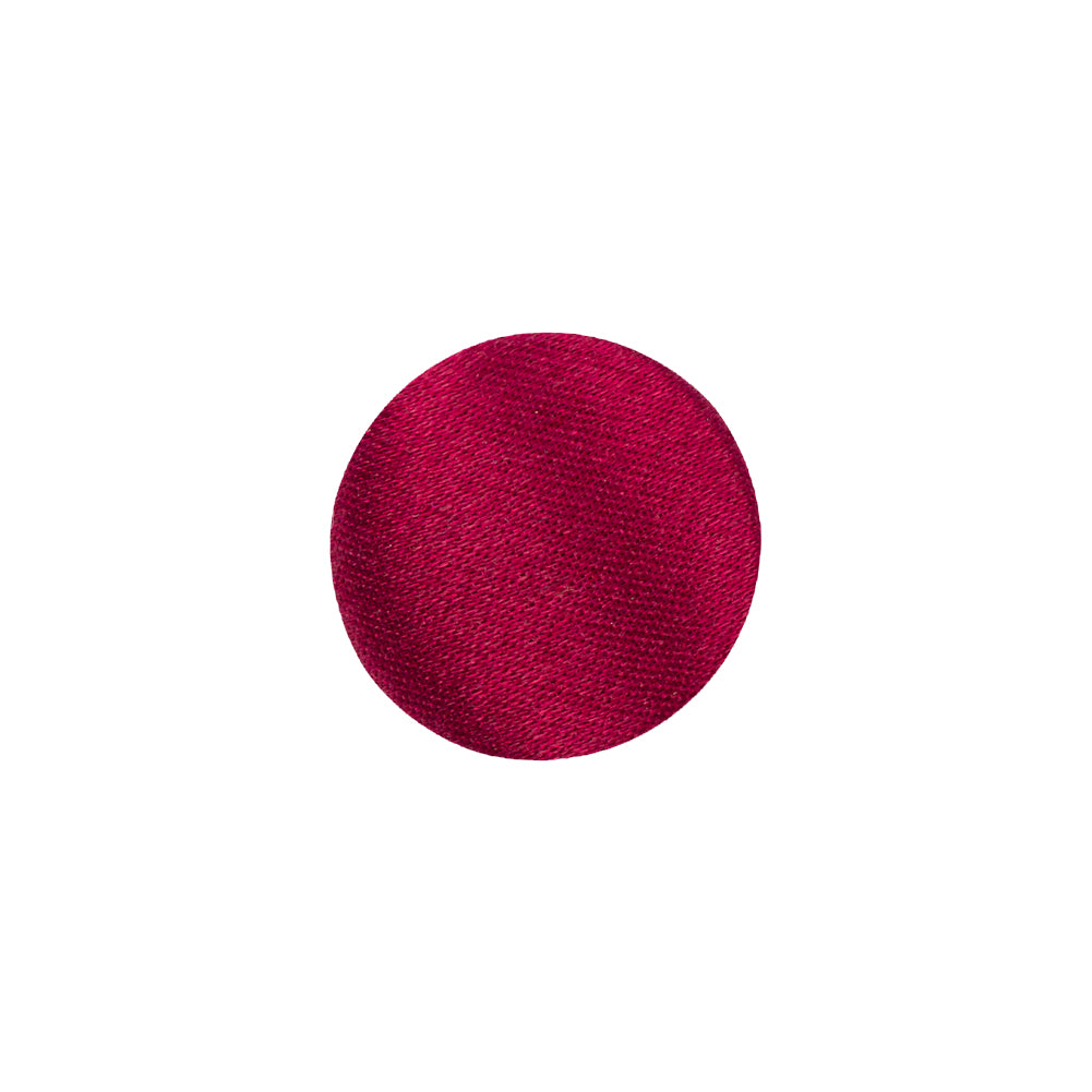 Mood Exclusive Chili Pepper Silk Covered Button - 24L/15mm Mood Exclusive Chili Pepper Silk Covered Button - 24L/15mm