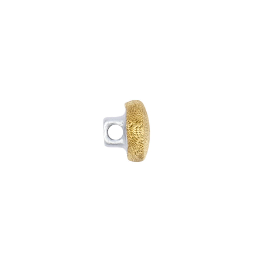 Mood Exclusive Gold Silk Covered Button - 16L/10mm Mood Exclusive Gold Silk Covered Button - 16L/10mm