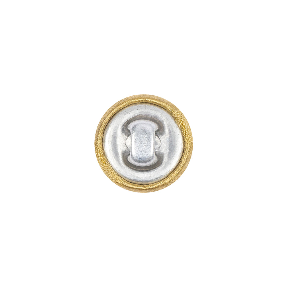 Mood Exclusive Gold Silk Covered Button - 20L/12.5mm Mood Exclusive Gold Silk Covered Button - 20L/12.5mm