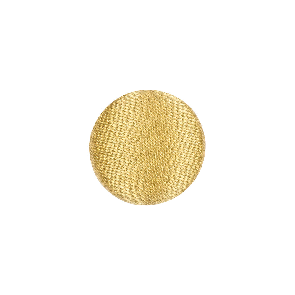 Mood Exclusive Gold Silk Covered Button - 24L/15mm Mood Exclusive Gold Silk Covered Button - 24L/15mm