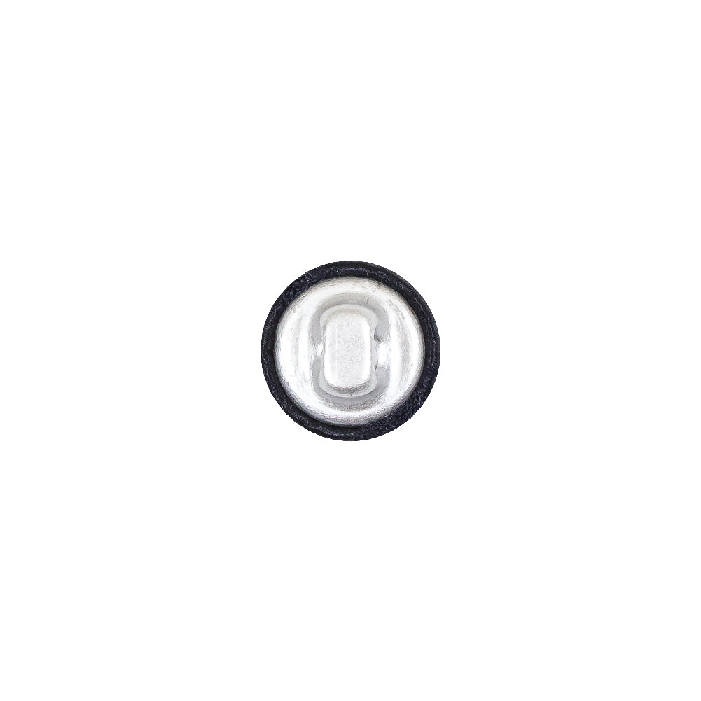 Mood Exclusive Navy Silk Covered Button - 16L/10mm Mood Exclusive Navy Silk Covered Button - 16L/10mm