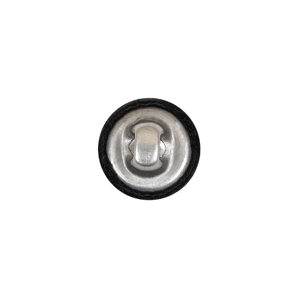 Mood Exclusive Black Silk Covered Button - 20L/12.5mm Mood Exclusive Black Silk Covered Button - 20L/12.5mm