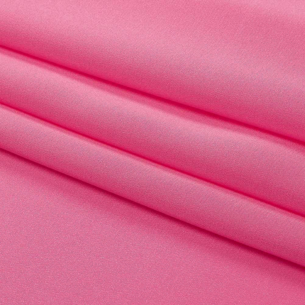 Silk Crepe de Chine - Carmine Rose - Premium Collection Silk Crepe de Chine - Carmine Rose - Premium Collection