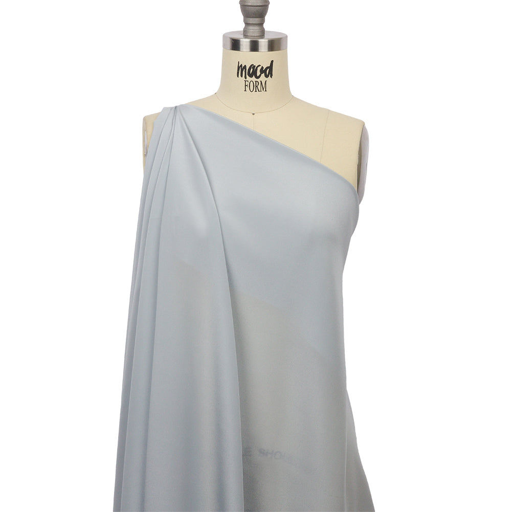 Silk Crepe de Chine - Gray Dawn - Premium Collection