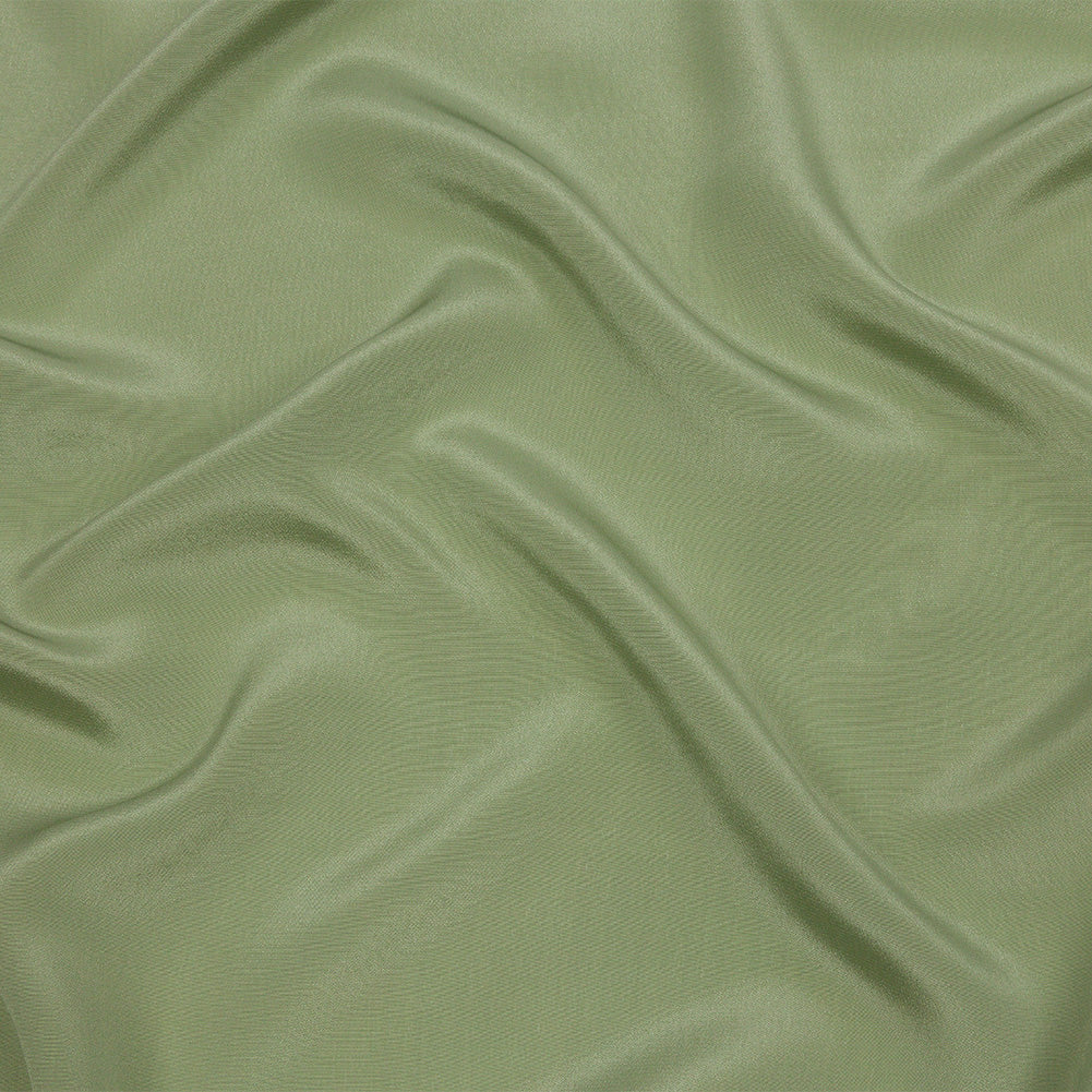 Silk Crepe de Chine - Oil Green - Premium Collection Silk Crepe de Chine - Oil Green - Premium Collection