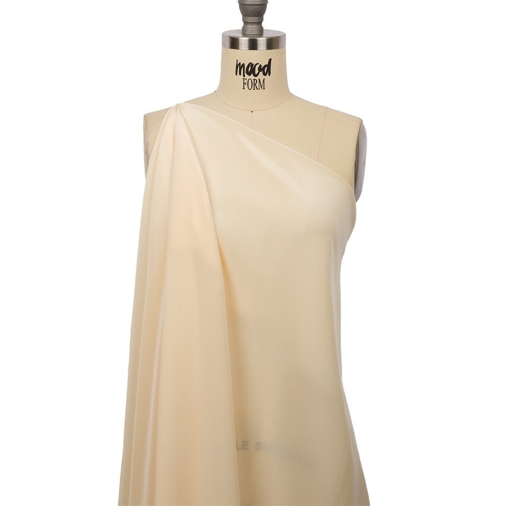 Silk Crepe de Chine - Pale Yellow - Premium Collection