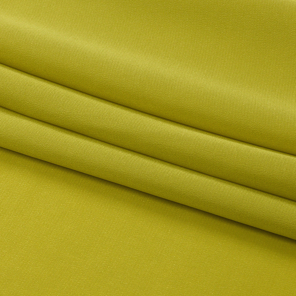 Silk Crepe de Chine - Warm Olive - Premium Collection Silk Crepe de Chine - Warm Olive - Premium Collection