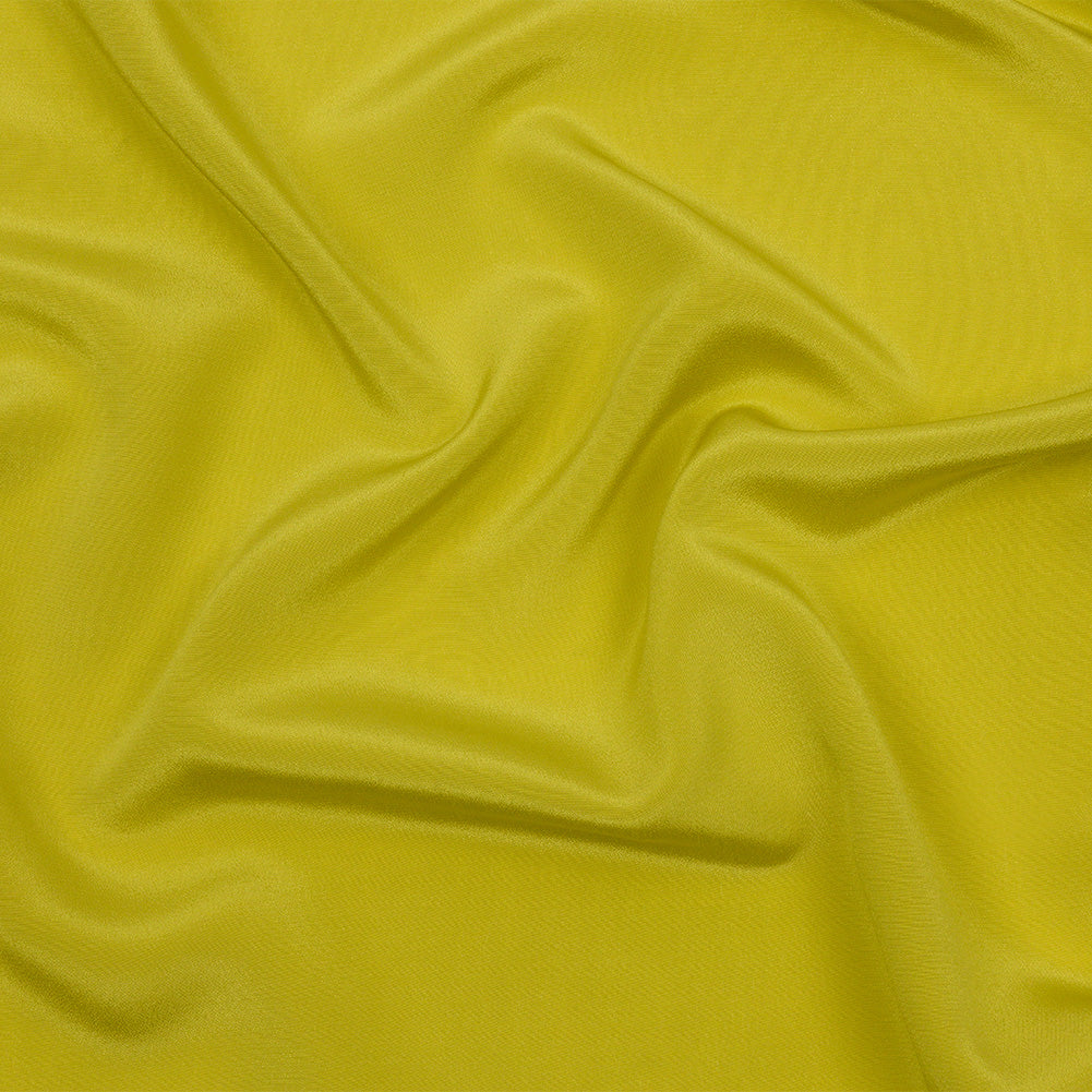 Silk Crepe de Chine - Warm Olive - Premium Collection Silk Crepe de Chine - Warm Olive - Premium Collection