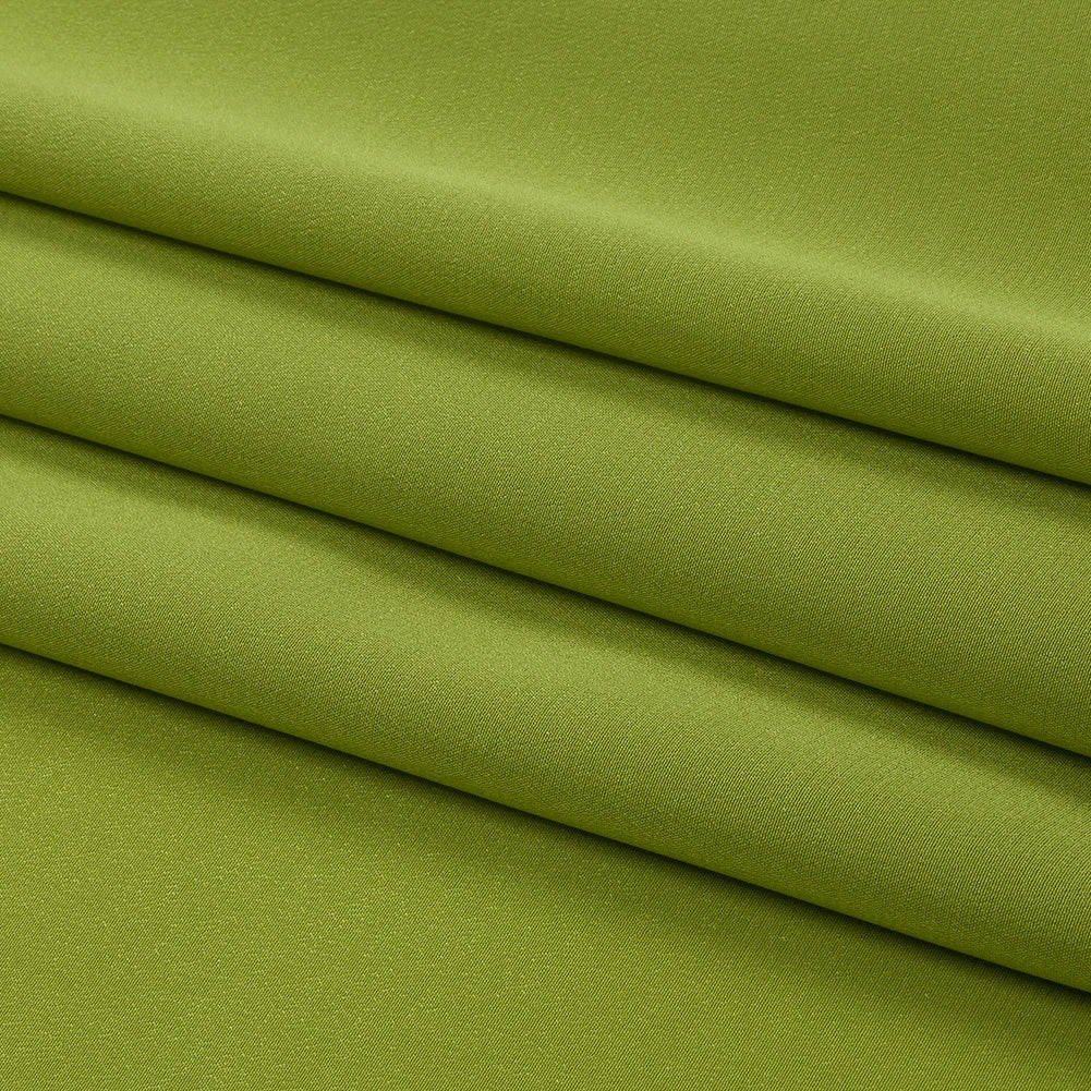 Silk Crepe de Chine - Peridot Green - Premium Collection Silk Crepe de Chine - Peridot Green - Premium Collection