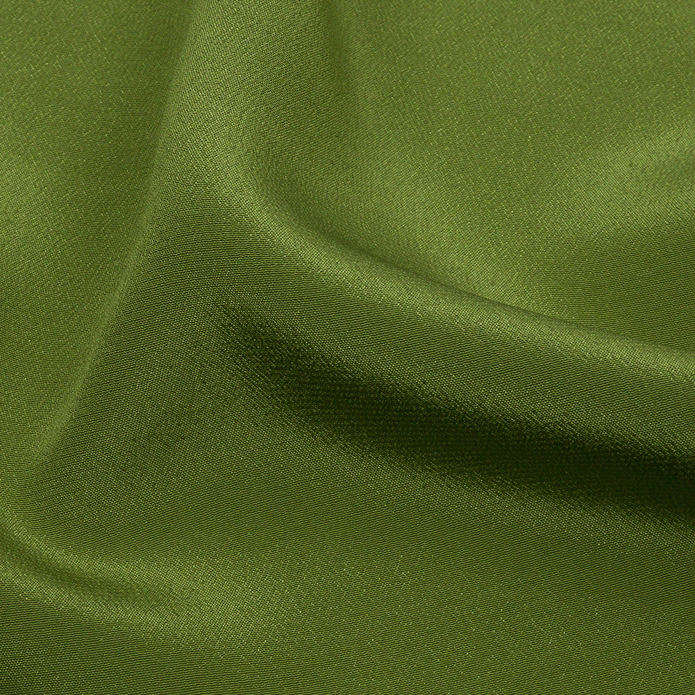 Silk Crepe de Chine - Pesto Green - Premium Collection
