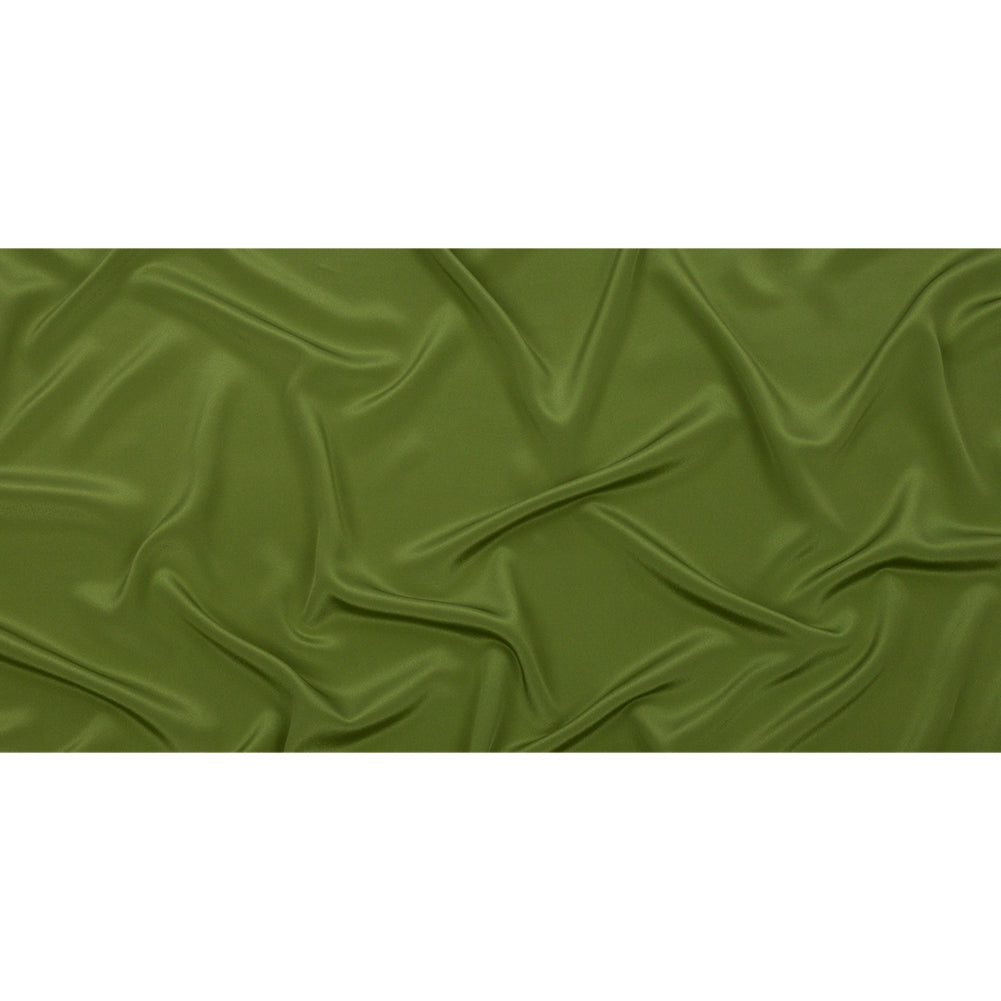 Silk Crepe de Chine - Pesto Green - Premium Collection