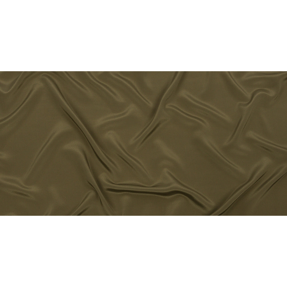 Silk Crepe de Chine - Olive Green - Premium Collection Silk Crepe de Chine - Olive Green - Premium Collection