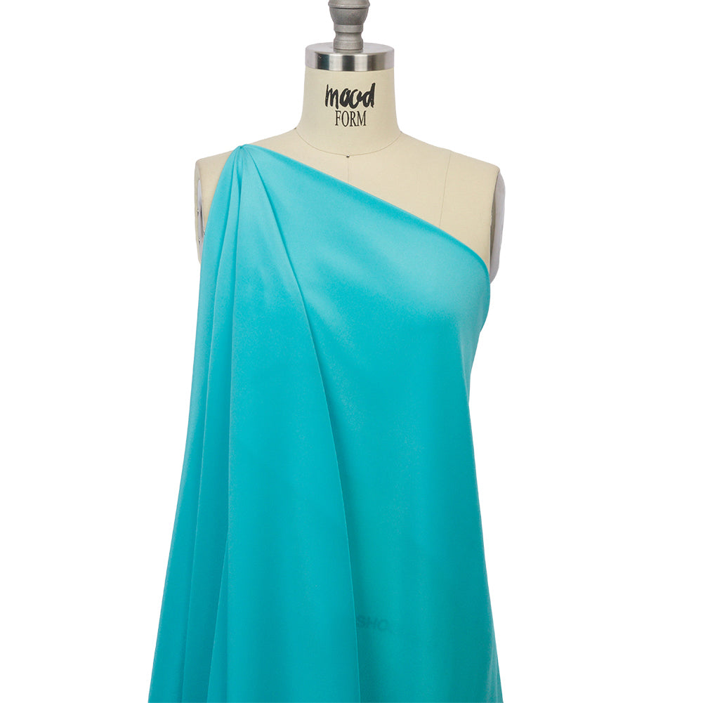 Silk Crepe de Chine - Angel Blue - Premium Collection Silk Crepe de Chine - Angel Blue - Premium Collection
