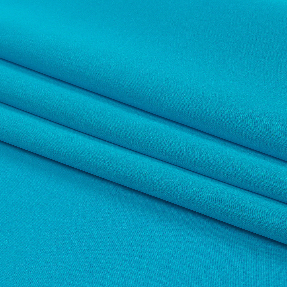 Silk Crepe de Chine - Horizon Blue - Premium Collection