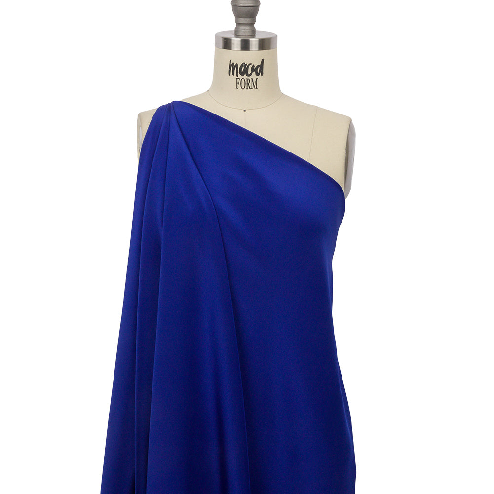 Silk Crepe de Chine - Mazarine Blue - Premium Collection