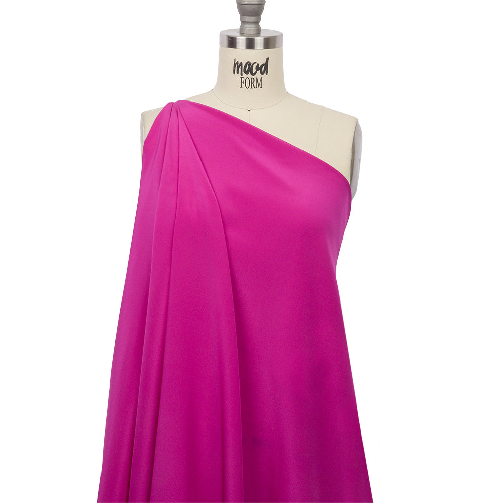 Silk Crepe de Chine - Magenta Haze - Premium Collection Silk Crepe de Chine - Magenta Haze - Premium Collection