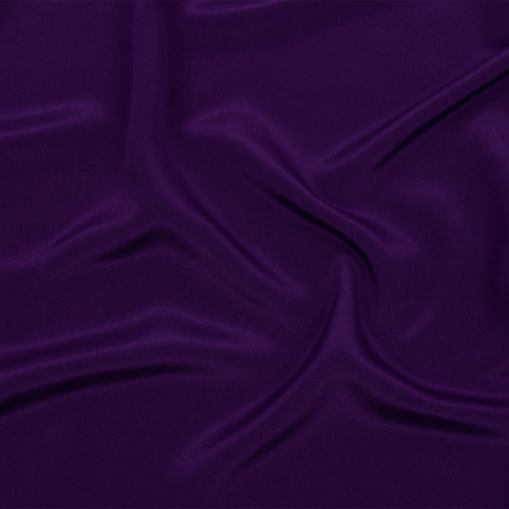 Silk Crepe de Chine - Grape - Premium Collection