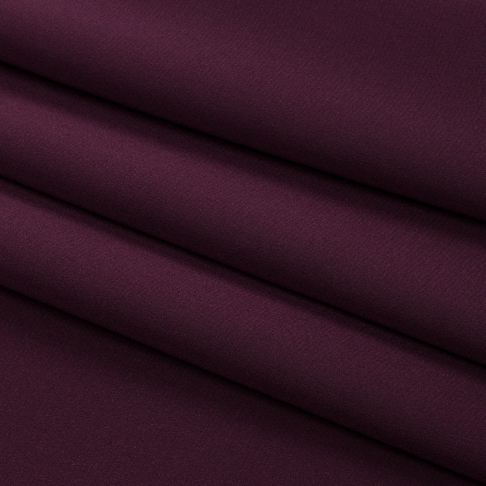 Silk Crepe de Chine - Eggplant - Premium Collection Silk Crepe de Chine - Eggplant - Premium Collection