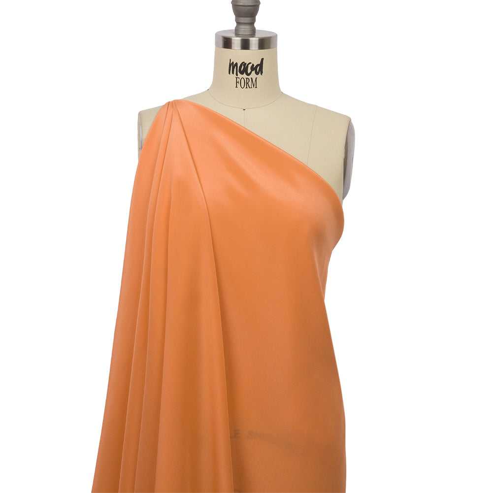 Silk Crepe de Chine - Peach Fuzz - Premium Collection Silk Crepe de Chine - Peach Fuzz - Premium Collection