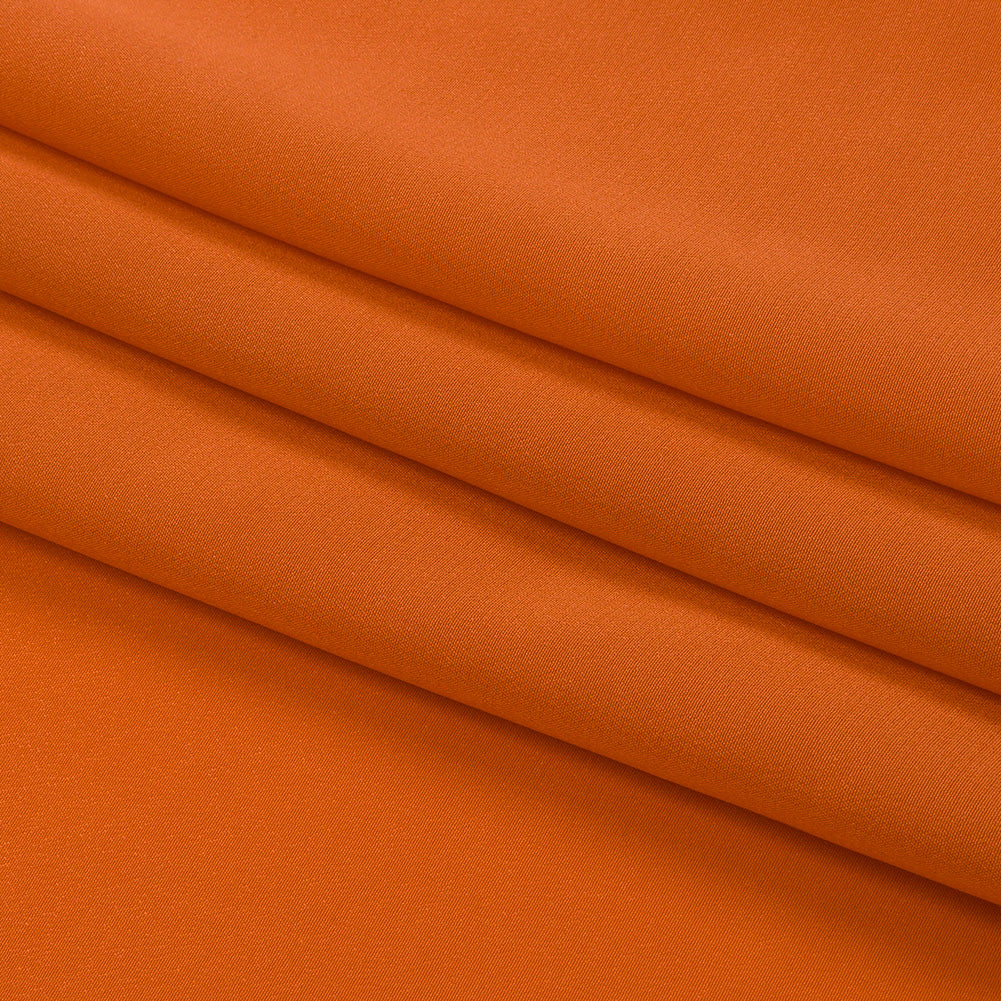 Crepé de China de seda - Naranja quemado - Colección Premium