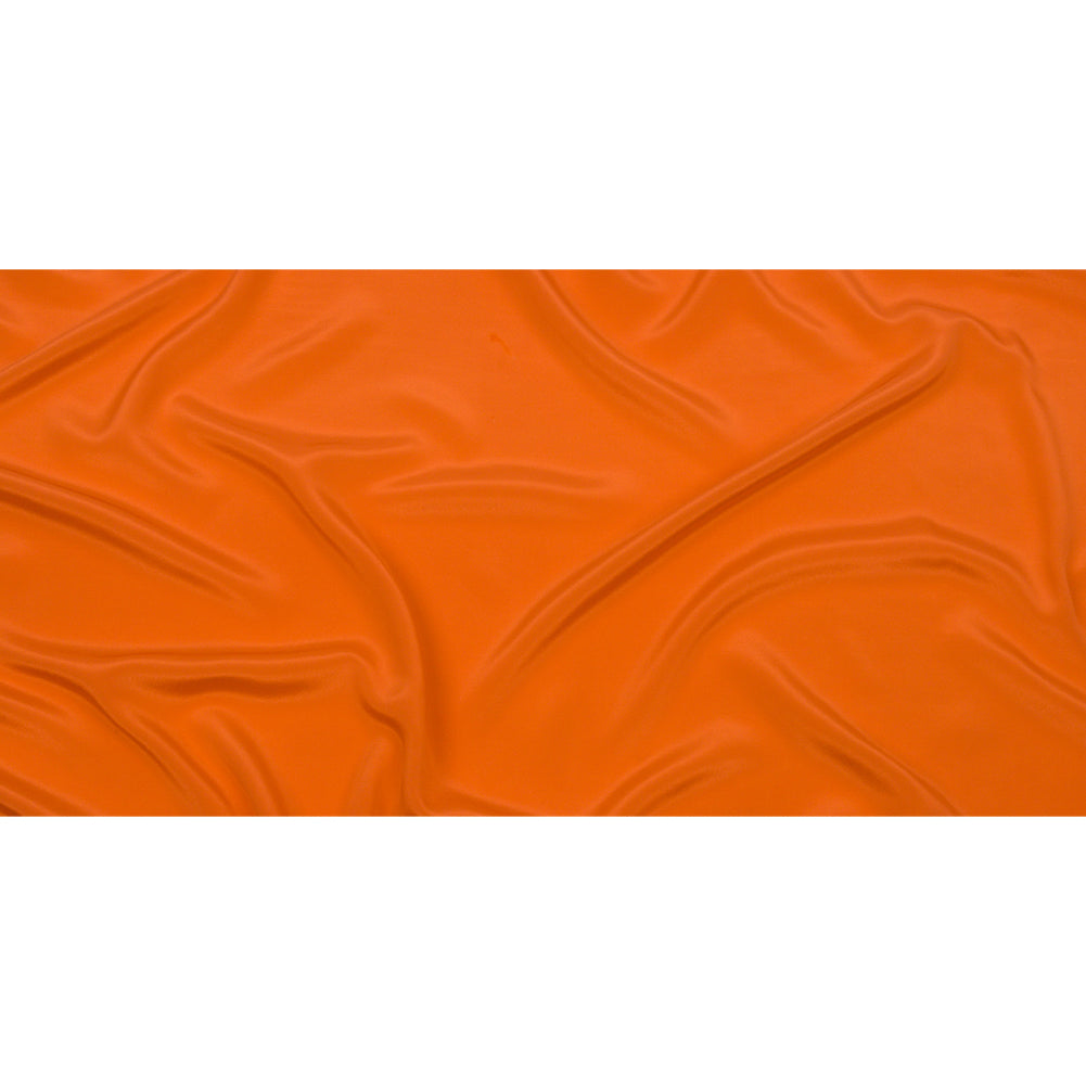 Crepé de China de seda - Naranja quemado - Colección Premium
