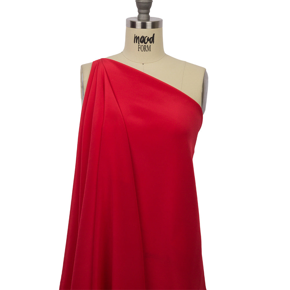 Silk Crepe de Chine - Red - Premium Collection Silk Crepe de Chine - Red - Premium Collection
