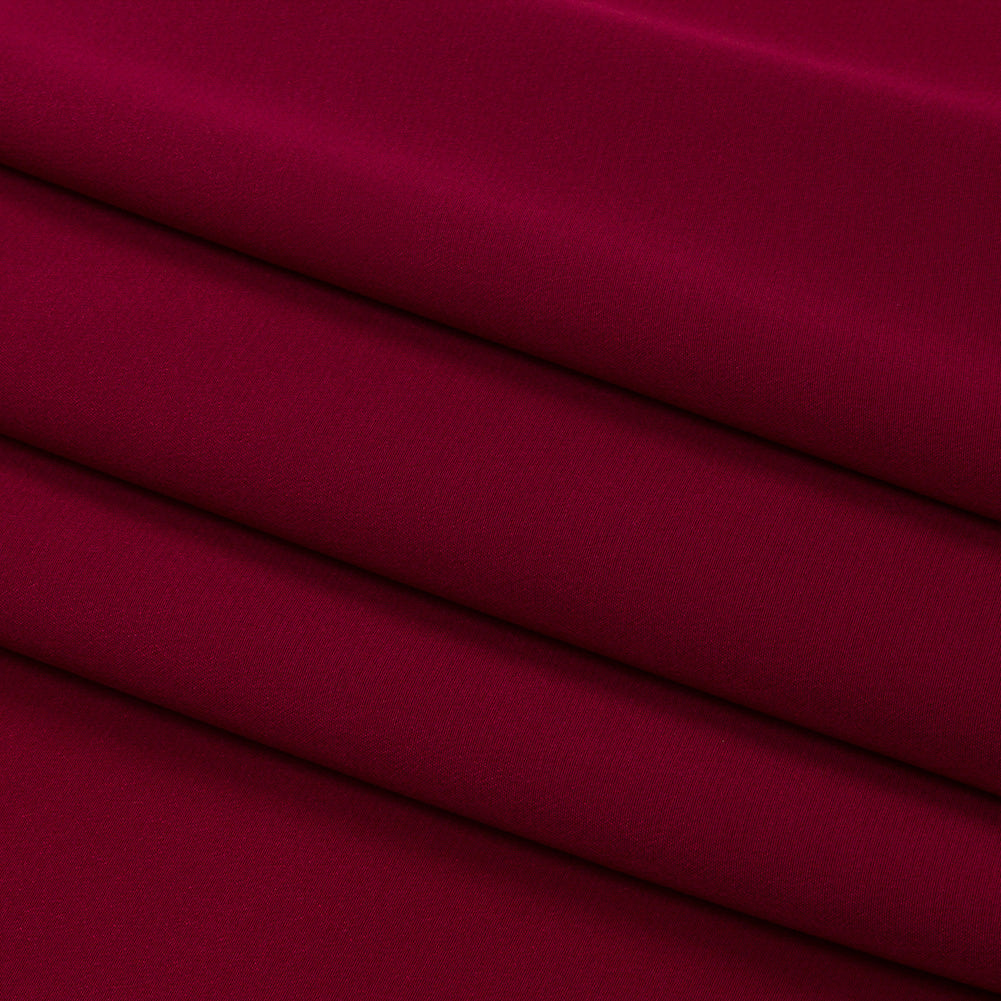 Silk Crepe de Chine - Wine - Premium Collection Silk Crepe de Chine - Wine - Premium Collection