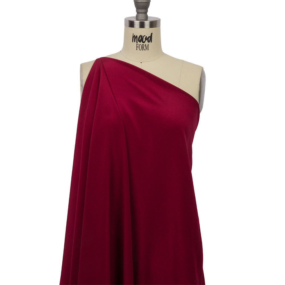 Silk Crepe de Chine - Wine - Premium Collection Silk Crepe de Chine - Wine - Premium Collection