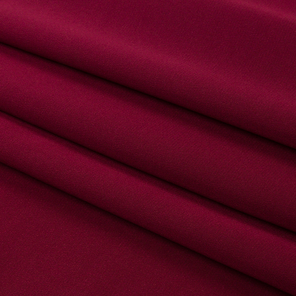 Silk Crepe de Chine - Maroon - Premium Collection Silk Crepe de Chine - Maroon - Premium Collection