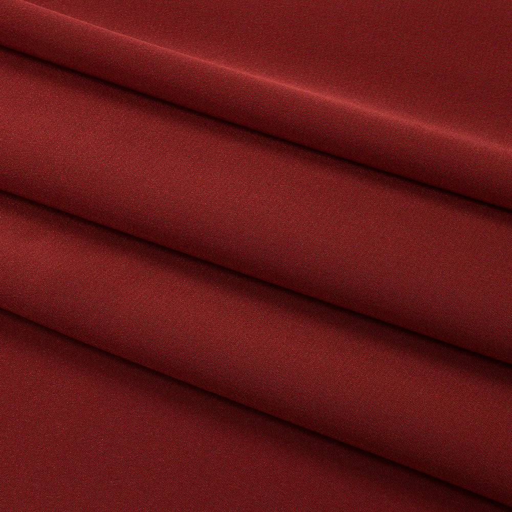 Silk Crepe de Chine - Mahogany - Premium Collection Silk Crepe de Chine - Mahogany - Premium Collection