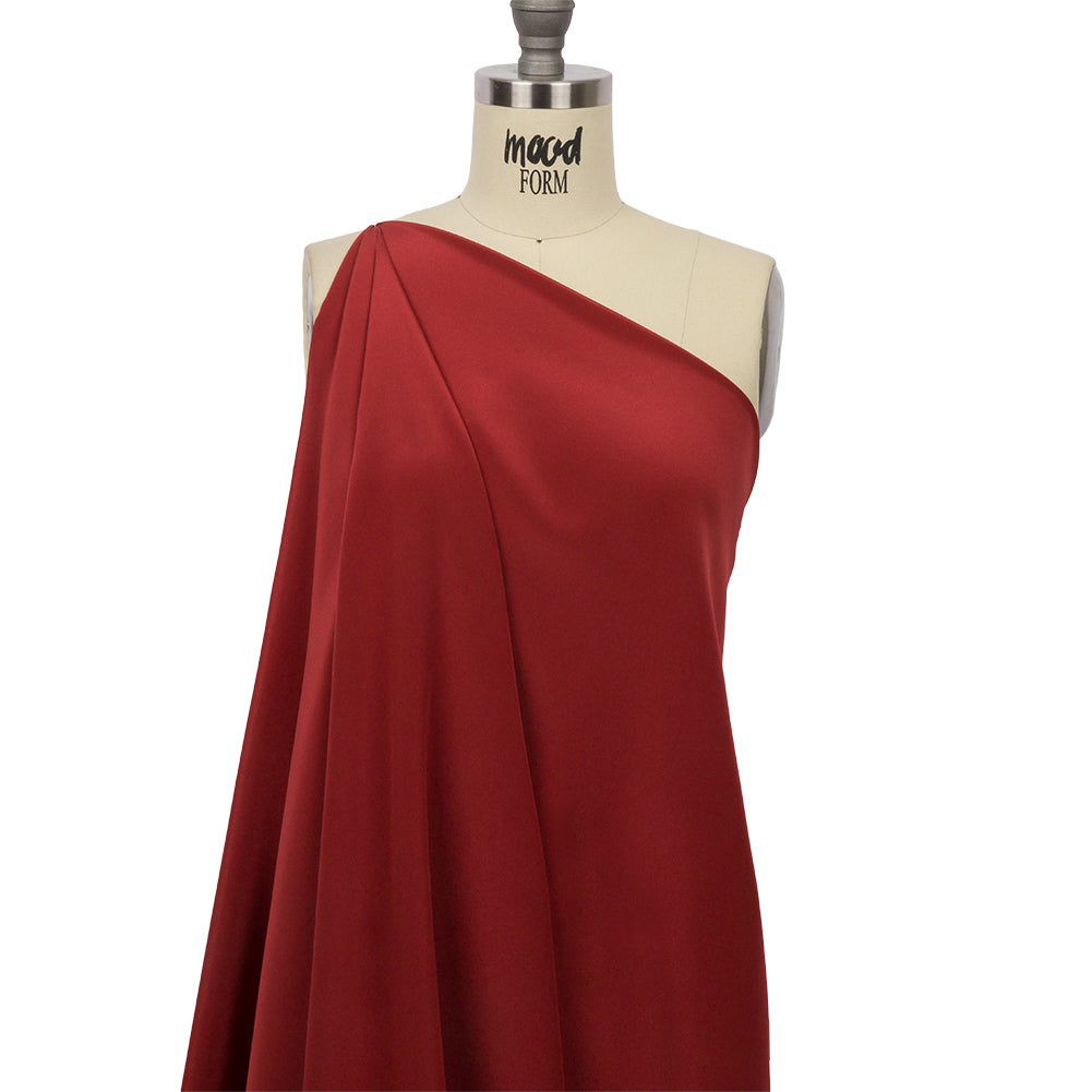 Silk Crepe de Chine - Rust - Premium Collection Silk Crepe de Chine - Rust - Premium Collection